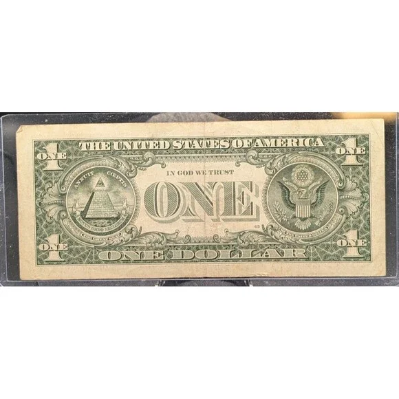 2017 $1 Bill – Low Serial Number L00003069E – Circulated Note in Semi‑Rigid Hold - Picture 2 of 2